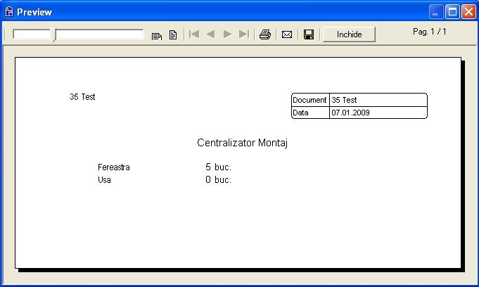 Centralizator montaj redim